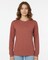 BELLA + CANVA Heather CVC Long Sleeve Crewneck T-Shirt for Layering Style & Custom Print Essential Tee